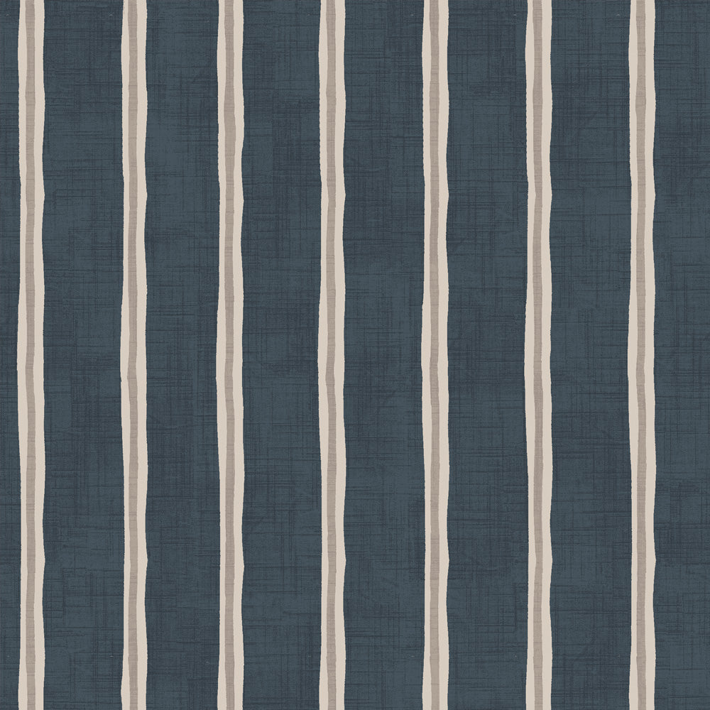 ILIV Rowing Stripe Midnight Curtain